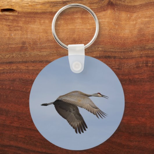 Sandhill Crane Schlüsselanhänger (Vorderseite)