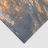 Sandhill Crane Sunset on Marsh Decoupage Seidenpapier (Detail)