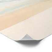 Sandhill Crane Wasserfarbe Printwerbung Poster (Ecke)