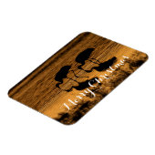 Sandhill Cranes, frohe Weihnachten Magnet (Linke Seite)