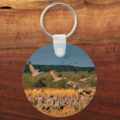 Sandhill Cranes Schlüsselanhänger (Vorderseite)