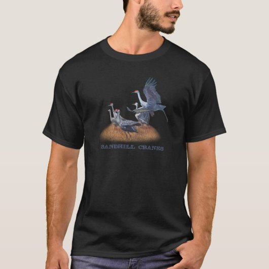Sandhill Cranes T-Shirt (Vorderseite)