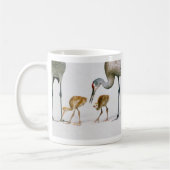 Sandhill Kran Famiy Tasse (Links)