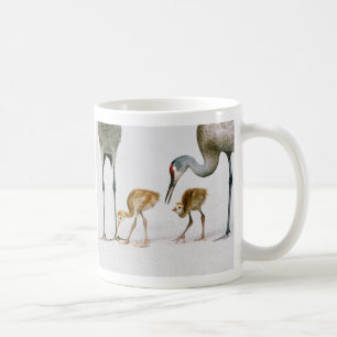 Sandhill Kran Famiy Tasse