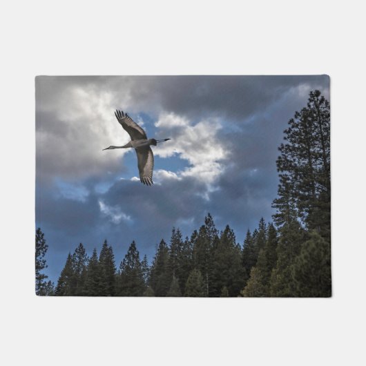 SANDHILL KRAN FUßMATTE (Vorderseite)