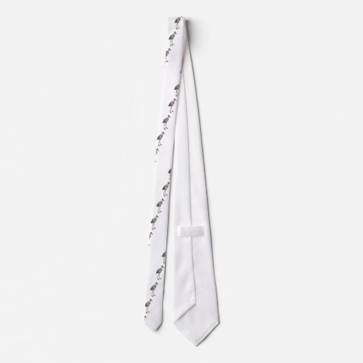 Sandhill Kran Krawatte (Rückseite)