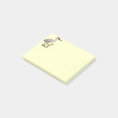 Sandhill Kran mit Colt Post-it Klebezettel (angewinkelt)