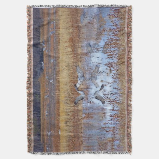 Sandhill Kran-Vogel-Decke Decke (Vorderseite Vertikal)