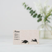 Sandhill Kran-Vogel-Tier-Fliegen-Visitenkarten Visitenkarte (Stehend Vorderseite)