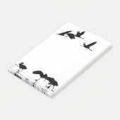 Sandhill Kran-Vogel-Tier-Tier-Post-Itanmerkungen Post-it Klebezettel (angewinkelt)