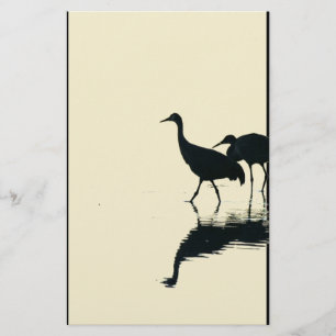 Sandhill-Krane-Stationierung Briefpapier
