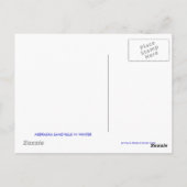 SANDHILLS POSTKARTE (Rückseite)