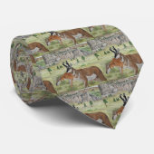 Sandhills Pronghorn Antilopen-Tier-Kunst-Krawatte Krawatte (Gerollt)