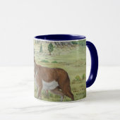 Sandhills Pronghorn Antilopen-Tier-Kunst Tasse (VorderseiteRechts)