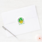Sandhoff Disease Awareness Ribbon Support Geschenk Runder Aufkleber (Umschlag)