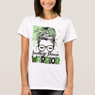 Sandhoff-Krankheit Kriegerin Frauen Mädchen Überle T-Shirt