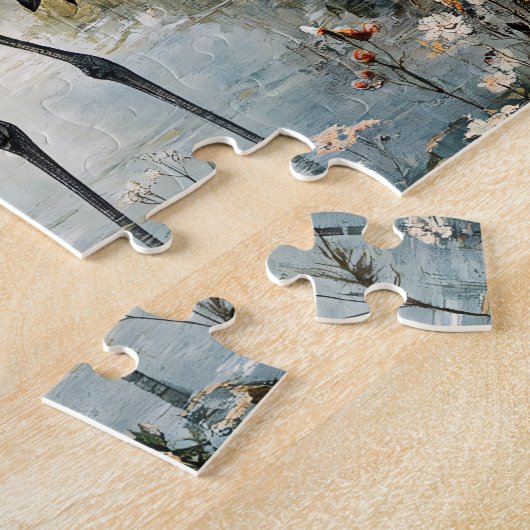 Sandhügel Kranich am Teich Puzzle (Seite)