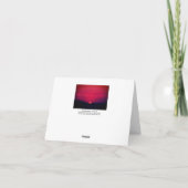 Sandhügelkrane bei Sunset notecard 1 Nebraska 2018 Karte (Rückseite)