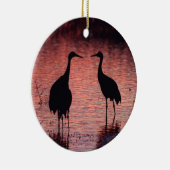 Sandhügelkrane Keramik Ornament (Rechts)