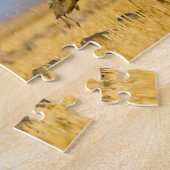 Sandhügelkrane landen auf Maisfeldern Puzzle (Seite)