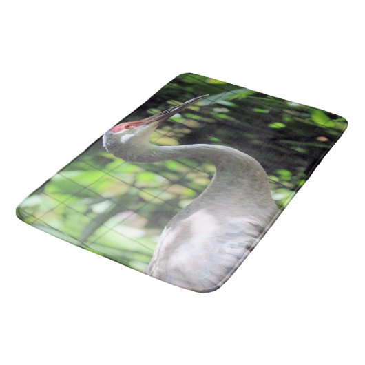 Sandhügelkranich Badematte (Schrägansicht)