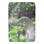 Sandhügelkranich Badematte (Vorderseite Vertikal)