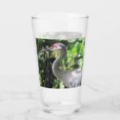 Sandhügelkranich Glas (Rückseite)