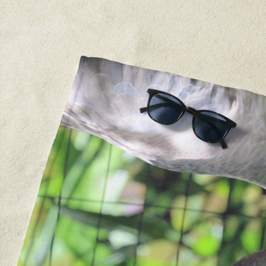 Sandhügelkranich Strandtuch (Beispiel)