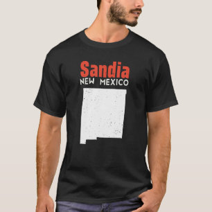 Sandia Heights USA Staat Amerika Reise New Mexica T-Shirt