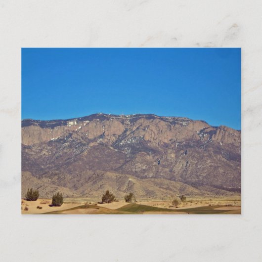 Sandia Mountain, Albuquerque New Mexico 2 Postkarte (Vorderseite)