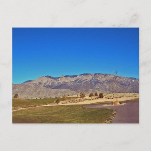 Sandia Mountain, Albuquerque New Mexico Postkarte (Vorderseite)