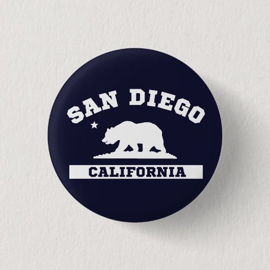 Sandiego California Button (Vorderseite)