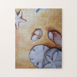 Sandige Muscheln Puzzle