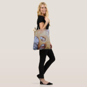 Sandige Muscheln Tasche (Am Model)