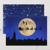 sandige Weihnachtskartenfront Feiertagskarte (Vorne/Hinten)