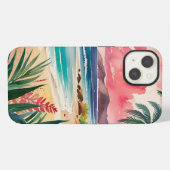 Sandige Zehen iPhone Hülle (Rückseite (Horizontal))