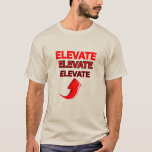 SANDIGES BEIGE LEUCHTENDE ROTE MOTIVATIONS- UNISEX T-Shirt