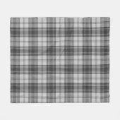 Sandilands Gray Kariert Fleecedecke (Vorderseite (Horizontal))