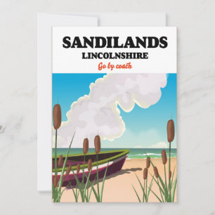 Sandilands Lincolnshire Strandproster T-Shir Einladung