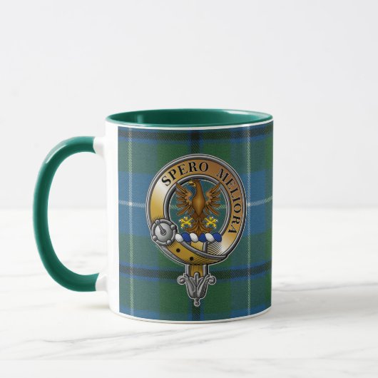 Sandilands Tartan & Abzeichen Tasse (Links)