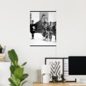 Sandinos Flagge. Nicaragua, 1932 (Marine Corps)_ Poster (Heimbüro)