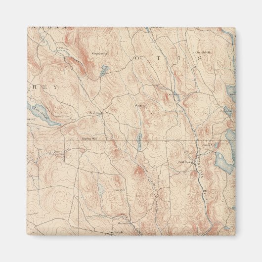 Sandisfield, Massachusetts Magnet (Vorne)