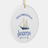 Sanditon Seaside Resort Keramik Ornament (Rechts)