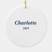 Sanditon Seaside Resort Keramik Ornament (Hinten)