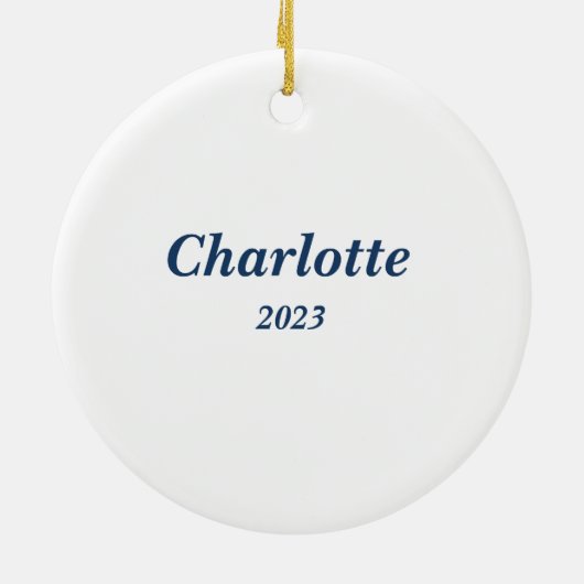 Sanditon Seaside Resort Keramik Ornament (Hinten)