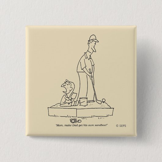 Sandkasten Button (Vorderseite)