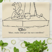 Sandkasten Geschirrtuch (Gefaltet)