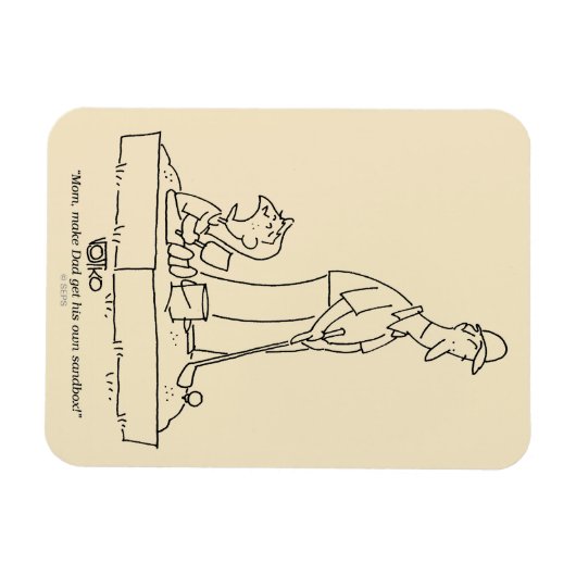 Sandkasten Magnet (Horizontal)