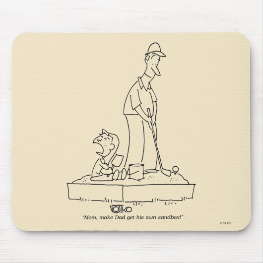 Sandkasten Mousepad (Vorne)