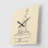 Sandkasten Quadratische Wanduhr (Winkel)